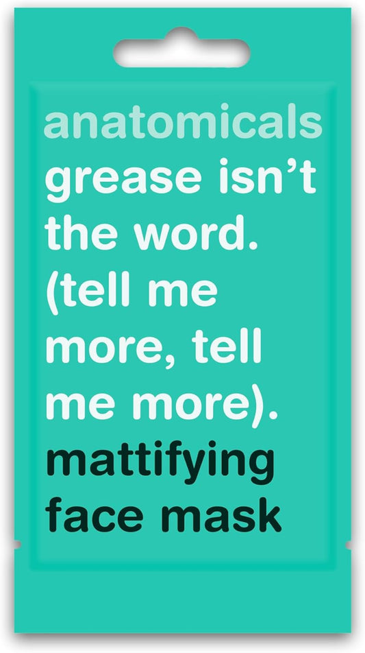 Anatomicals Mattifying Face Mask – Grease Isn’t the Word (15ml)