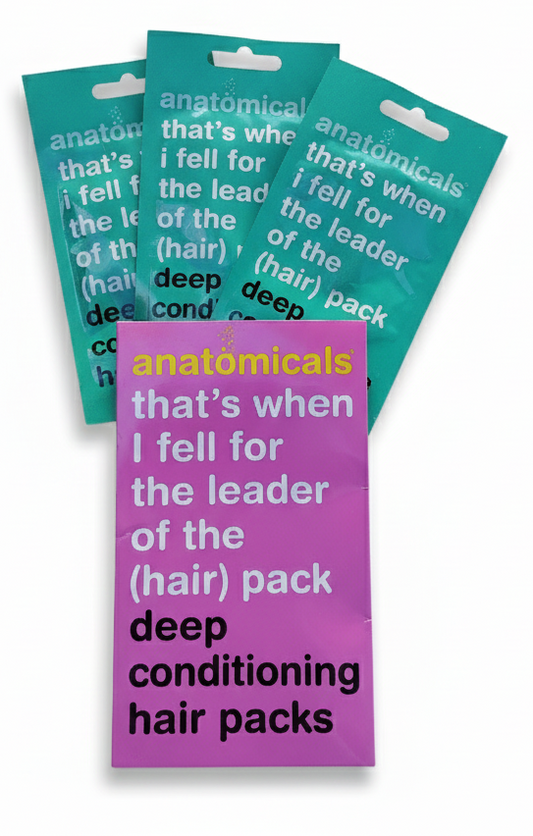 Anatomicals “Leader of the (Hair) Pack” Deep Conditioning Hair Packs – 3 x 15ml