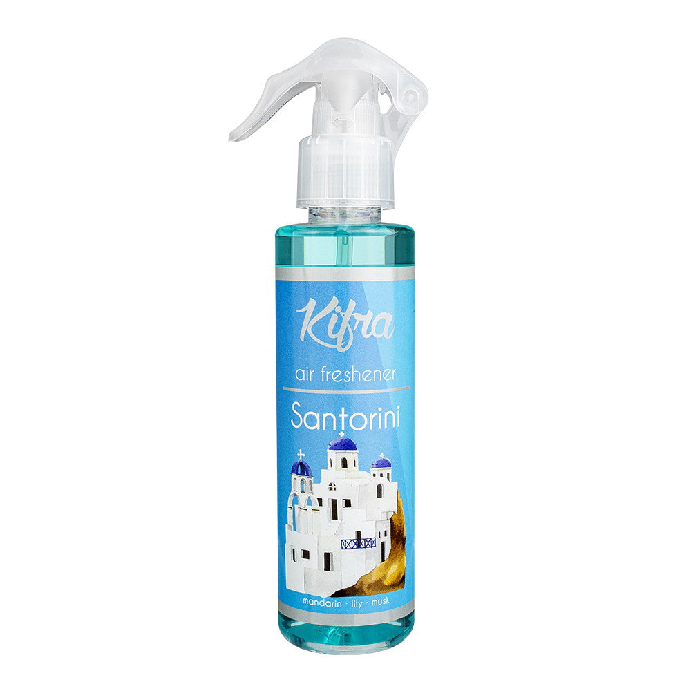 Kifra Santorini Air Freshener – 200ml room fragrance spray bottle