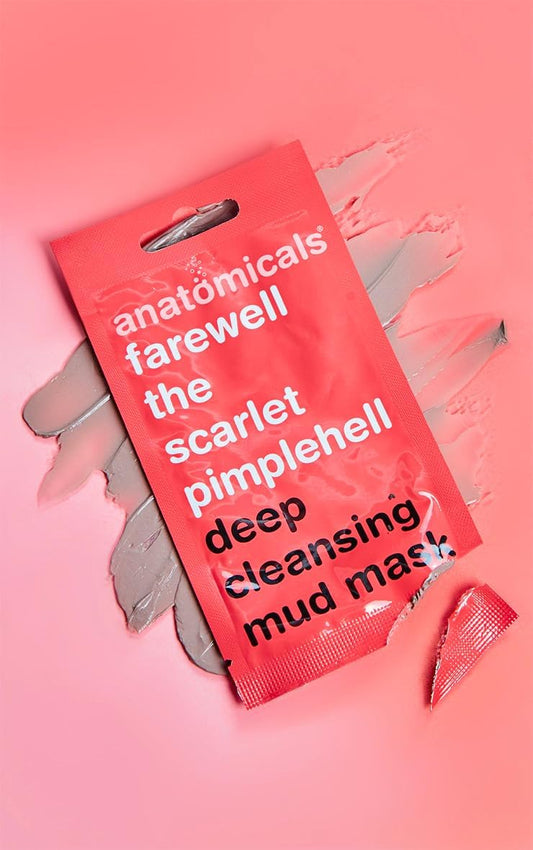 Anatomicals Deep Cleansing Mud Face Mask – Scarlet Pimplehell (15ml)